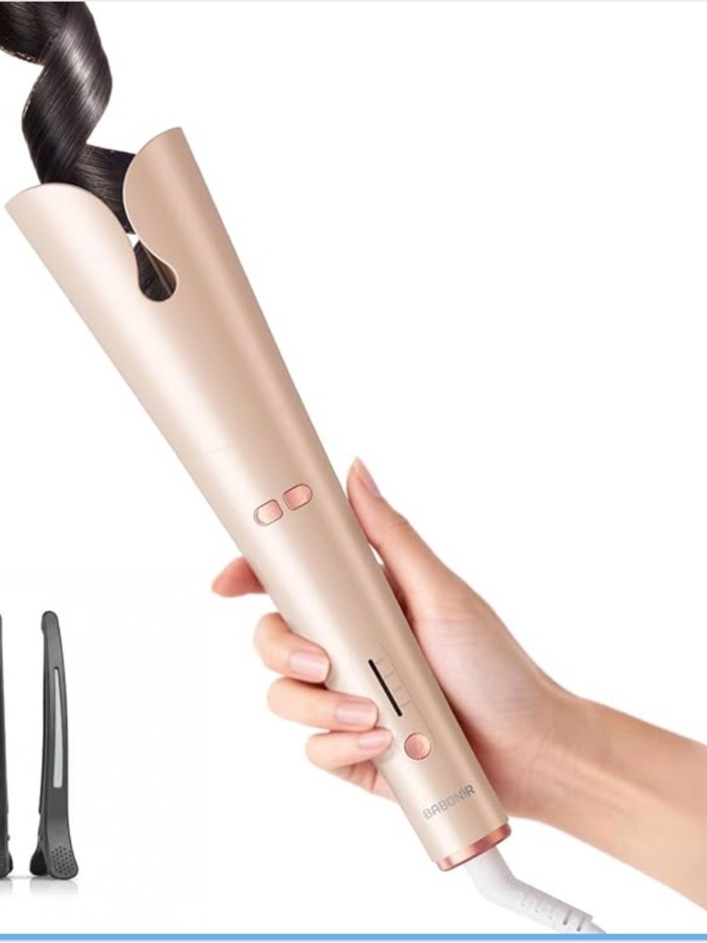 Auto Hair Curler in Champagne Gold